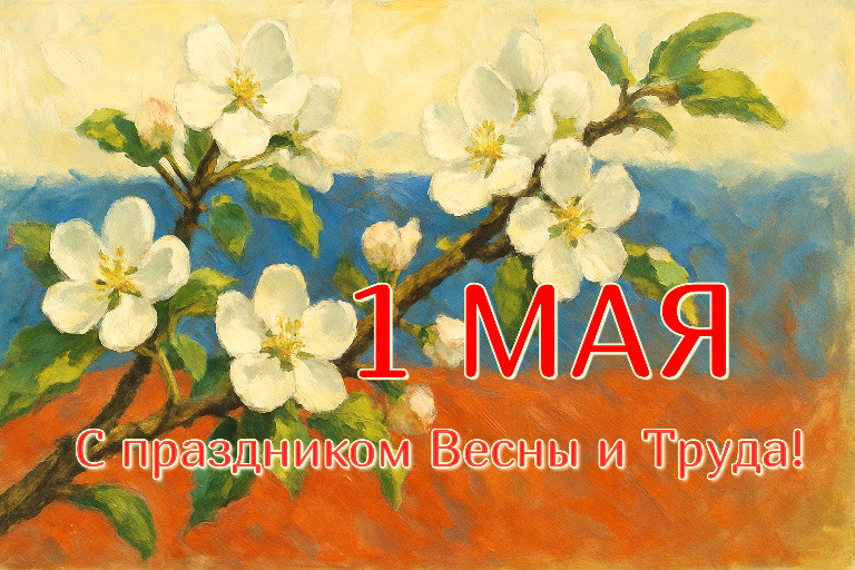 ПОЗДРАВЛЕНИЕ ПРЕДСЕДАТЕЛЯ ПРОФСОЮЗА Н.А. ВОДЯНОВА С 1 МАЯ